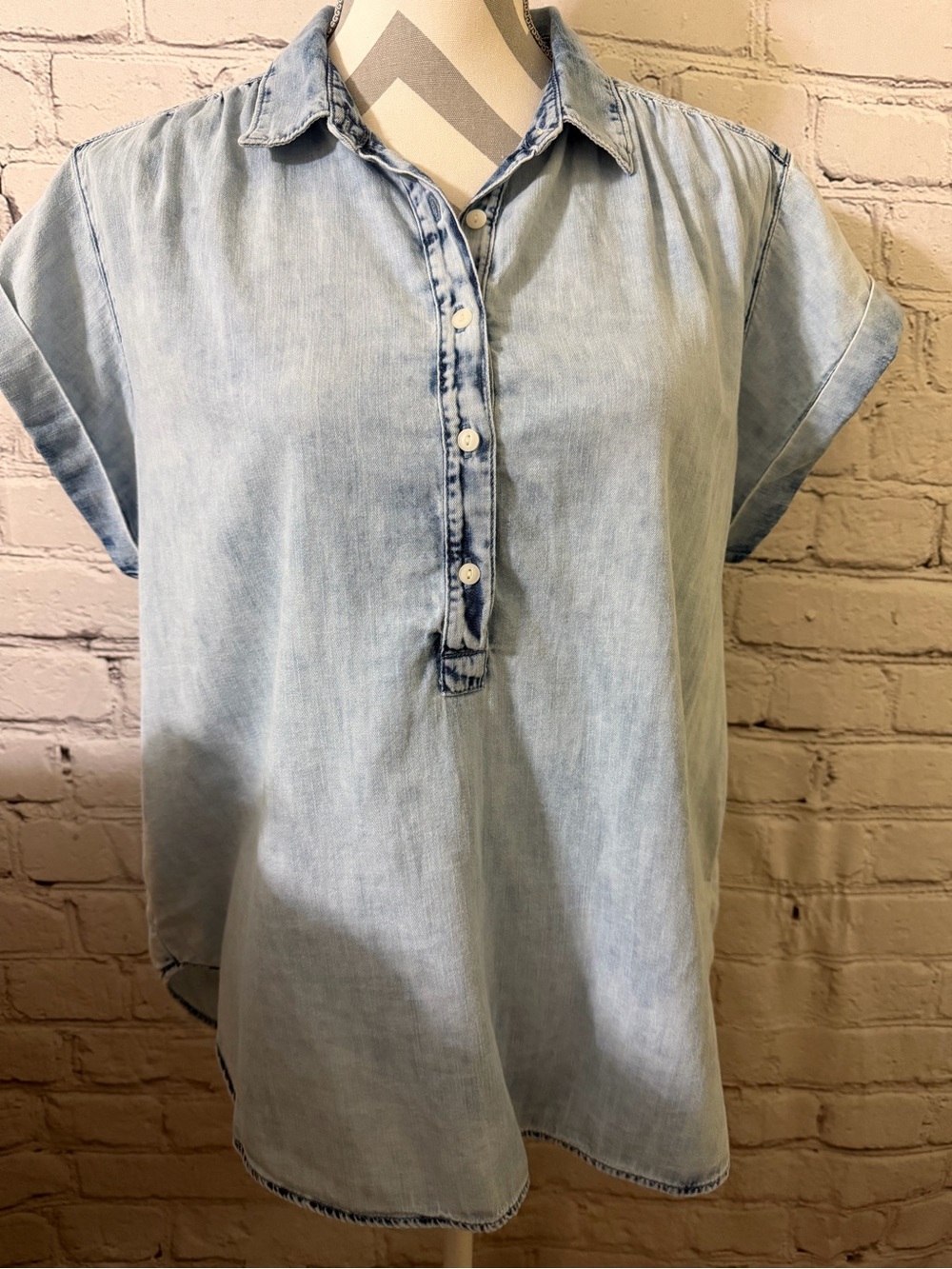 Gap Cotton Denim Top